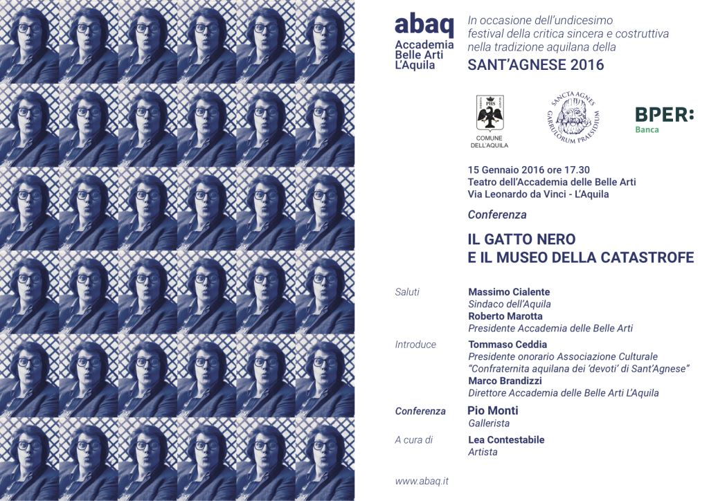 invito abaq il gatto nero e il museo della catastrofe VER_A